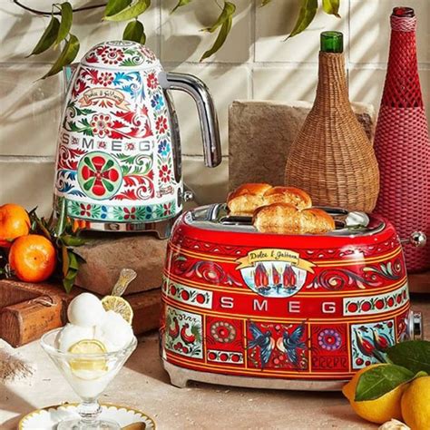 smeg toaster dolce and gabbana